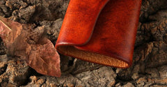 Handmade Leather Mens Cool Key Wallet Car Key Holder Car Key Case for Brown Men - imessengerbags