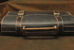 Vintage Leather Messenger Bag Briefcase Handbag Cool Shoulder Bag For Men