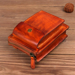 Leather Belt Pouch Mens Small Cases Waist Bag Hip Pack Belt Bag Fanny Pack Bumbag for Men - imessengerbags