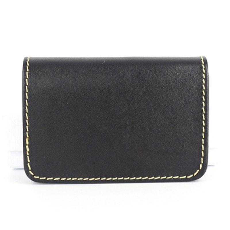 Cool Leather Mens Card Wallet Front Pocket Wallets Small Change Wallet for Men