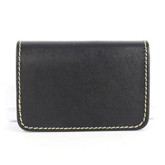 Cool Leather Mens Card Wallet Front Pocket Wallets Small Change Wallet for Men