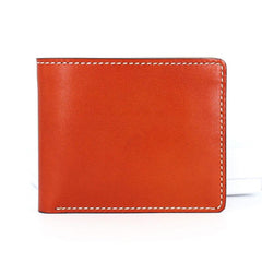 Leather Mens Small Wallet Slim Wallet Front Pocket Wallet Card Wallet for Men