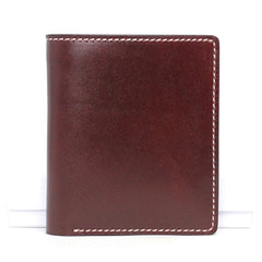 Cool Leather Mens Small Wallets Front Pocket Wallet Slim Wallet for Men - imessengerbags