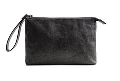 Genuine Leather Mens Cool Long Leather ipad bag Wrist Bifold Clutch Wallet for Men