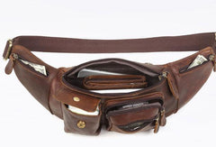 Leather Belt Bag Mens Fanny Back Waist Bag Fanny Bags For Men