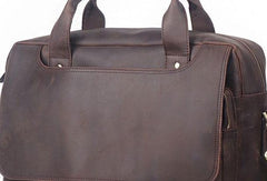 GENUINE LEATHER MENS COOL MESSENGER BAG BRIEFCASE WORK BAG BUSINESS BAG FOR MEN