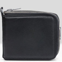 Handmade Mens Cool billfold Leather Wallet Men Small Wallets Bifold for Men - imessengerbags