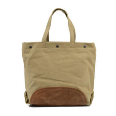 Mens Waxed Canvas Tote Purse Handbags Canvas Shoulder Bag for Men - imessengerbags