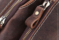 Cool Leather Sling Bags for Men Vintage Chest Bag SLing SHoulder Bags For Men