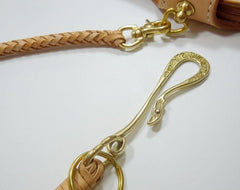 Leather Braided Biker Trucker Wallet Chain Hook for Chain Wallet Biker Wallet Trucker Wallet