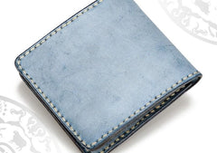 Handmade Leather Tooled Mens billfold Wallet Cool Leather Wallet Slim Wallet for Men - imessengerbags