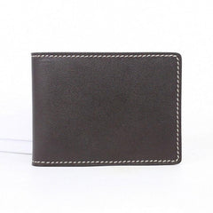 Leather Mens Slim license Wallet Card Wallets Slim Wallet Front Pocket Wallet for Men - imessengerbags