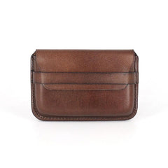 Leather Mens Card Wallets Front Pocket Wallets Cool Small Change Wallets for Men