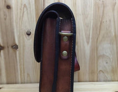 Leather Belt Pouch Mens Small Cases Waist Bag Hip Pack Belt Bag Fanny Pack Bumbag for Men