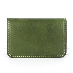 Cool Leather Mens Card Wallet Front Pocket Wallets Small Change Wallet for Men
