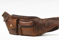 Leather Belt Bag Mens Fanny Back Waist Bag Fanny Bags For Men