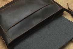 Black Cool Leather Messenger Bag Handbag Shoulder Bag For Men - imessengerbags