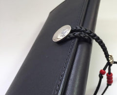 Handmade Leather Mens Clutch Wallet Cool Wallet Long Wallets Biker Chain Wallet for Men - imessengerbags