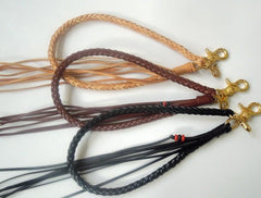 Leather Braided Biker Trucker Wallet Chain for Chain Wallet Biker Wallet Trucker Wallet - imessengerbags
