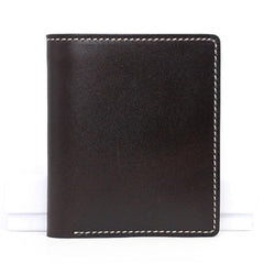 Cool Leather Mens Small Wallets Front Pocket Wallet Slim Wallet for Men - imessengerbags