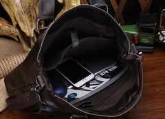 Vintage Leather Mens Briefcase Business Briefcase Cool Work Briefcase For Men - imessengerbags