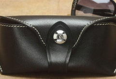 Handmade Mens Leather Glasses Case Glasses Box Glasses Holder For Men - imessengerbags
