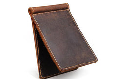 Handmade Genuine Leather Wallet billfold Leather Wallet Slim Bifold Wallet Bag For Mens - imessengerbags