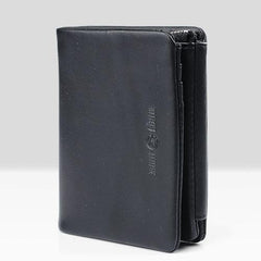 Handmade Mens Cool billfold Leather Wallet Men Small Wallets Trifold for Men - imessengerbags