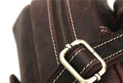Cool Leather Mens Camera Bag Small Shoulder Bag Crossbody Bag For Men