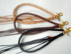 Leather Braided Biker Trucker Wallet Chain for Chain Wallet Biker Wallet Trucker Wallet - imessengerbags