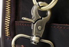 VINTAGE LEATHER MENS Camera Bag Small Cool SHOULDER BAG HANDBAG FOR MEN