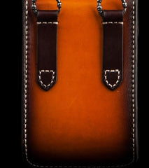Handmade Biker Leather Belt Pouch Mens Cases Waist Bag Hip Pack Belt Bag Fanny Pack Bumbag for Men - imessengerbags