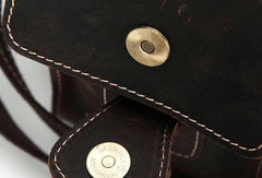 Cool Leather Mens Camera Bag Small Shoulder Bag Crossbody Bag For Men