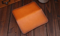 Handmade Leather Mens Clutch Wallet Cool Leather Wallet Long Phone Wallets for Men
