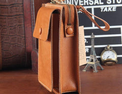 Leather Belt Pouch Mens Small Cases Waist Bag Hip Pack Belt Bag Fanny Pack Bumbag for Men - imessengerbags
