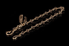 Brass biker trucker Tibetan Keychain wallet Chain for chain wallet biker wallet trucker wallet - imessengerbags