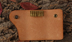 Handmade Leather Mens Cool Key Wallet Car Key Holder Car Key Case for Brown Men - imessengerbags