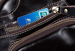 Leather Cool Chest Bag Sling Bag Sling Crossbody Bag Sling Travel Bag Hiking Bag For Mens - imessengerbags