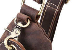 Cool Leather Sling Bags for Men Vintage Chest Bag SLing SHoulder Bags For Men