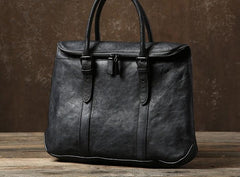 Handmade Leather Mens Briefcase Work Bag Laptop Bag Business Bag for Men - imessengerbags