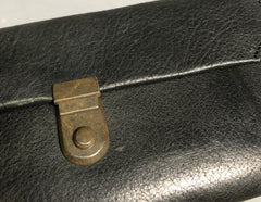 Handmade Genuine Leather Mens Cool Long Leather Wallet Phone Wallet Clutch Wallet for Men - imessengerbags