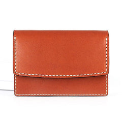 Cool Leather Mens Card Wallet Front Pocket Wallets Small Card Holders for Men - imessengerbags