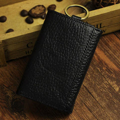 Cool Small Leather Mens Keys Wallet Car Keys Holder Car Key Case for Men - imessengerbags