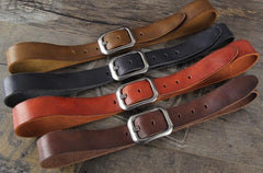 Genuine Leather Punk Rock Biker Trucker Mens Belt Men Black Coffee Belt for Men - imessengerbags