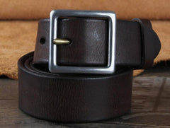 Genuine Leather Punk Rock Biker Trucker Mens Belt Men Black Coffee Belt for Men