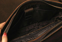 Vintage Leather Messenger Bag Briefcase Handbag Cool Shoulder Bag For Men