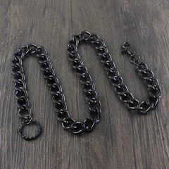 Cool Black Punk Pants Chain Biker Wallet Chain Black Jeans Chain Jean Chain Long Wallet Chain For Men - imessengerbags