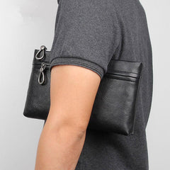 clutches and wristlets​ Black Leather Clutch Bag Mens Leather Wristlet Clutch Black Leather Clutch Wallet Purse