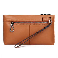 best wristlet wallet​ Brown Leather Clutch Bag Mens Leather Wristlet Clutch Brown Leather Clutch Wallet Purse