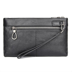 large wristlet pouch Black Leather Clutch Bag Mens Leather Wristlet Clutch Black Leather Clutch Wallet Purse